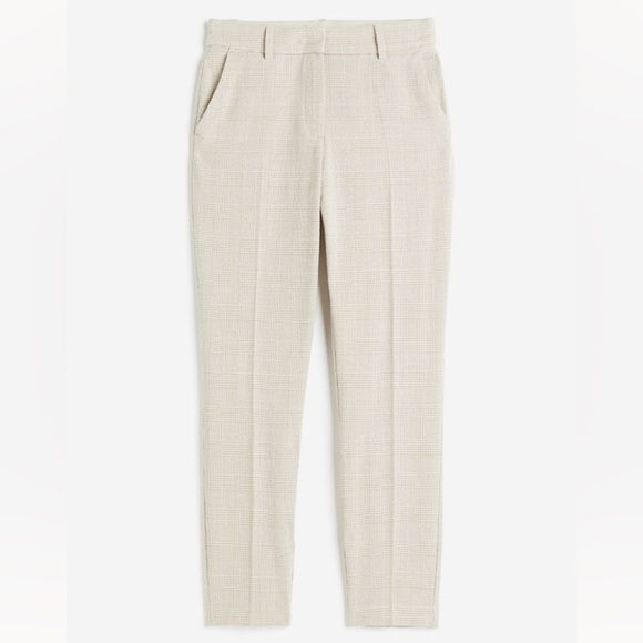 H&M women’s taper ankle length beige slacks size 6 - Picture 1 of 16